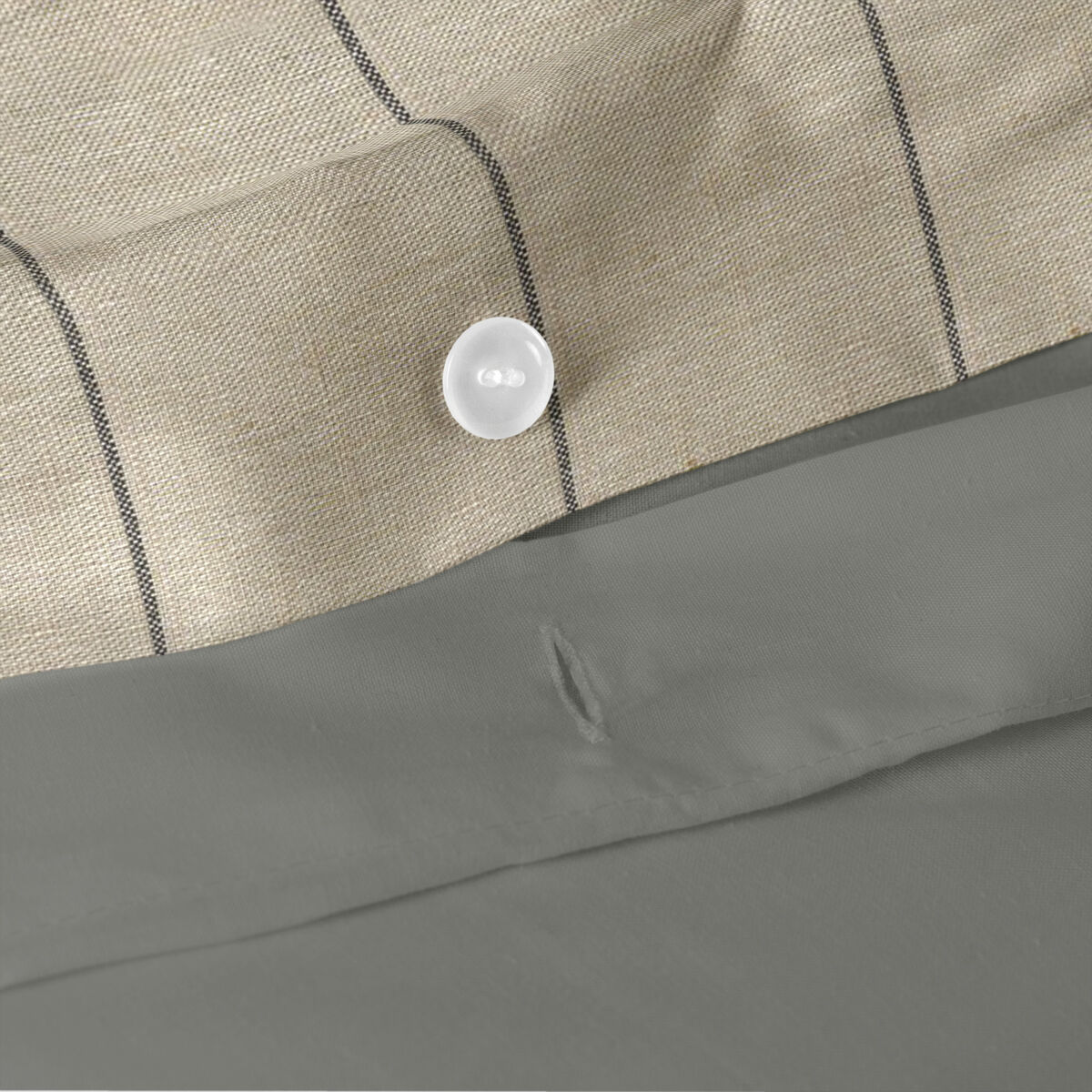 Noorse hoes HappyFriday Basic Oxford Beige 180 x 220 cm